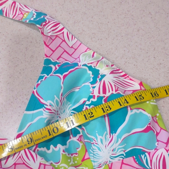 Lilly Pulitzer RARE vintage print halter style dress size 2 - Picture 11 of 16